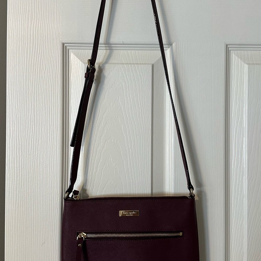 Kate Spade Burgundy Crossbody Bag